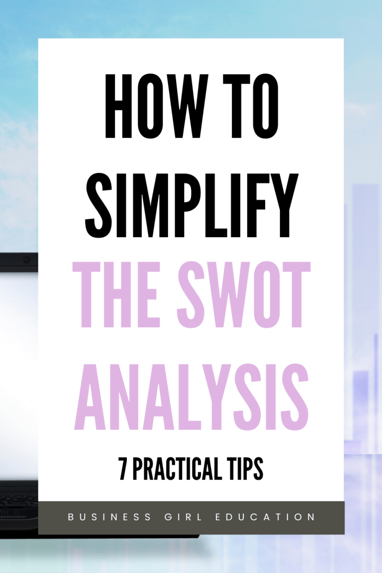 Simplifying SWOT Analysis for Students – Business Girl